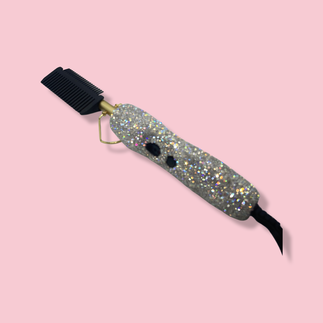 Bedazzled Hot Comb