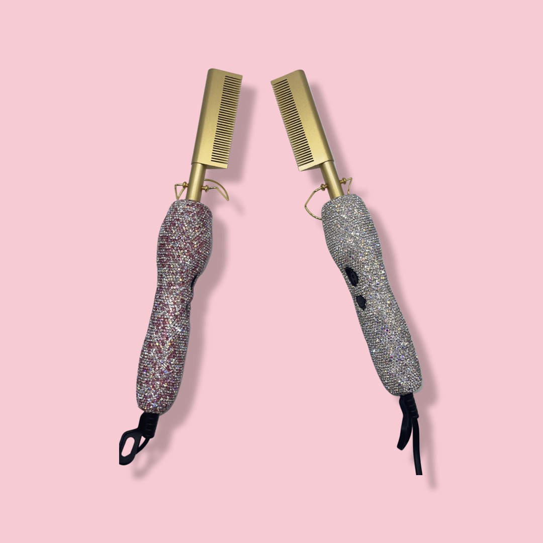 Bedazzled Hot Comb